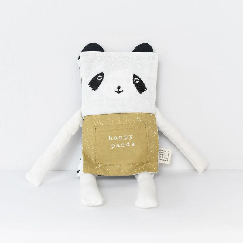 Wee Gallery Flippy Friend - Panda Organic Cotton