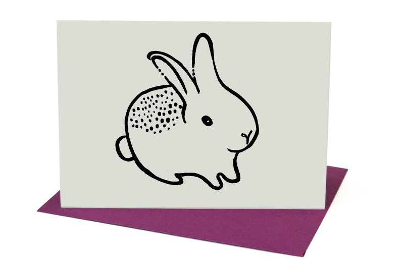 Wee Gallery Bunny Greeting Card with Envelope