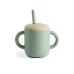 Smack Fun - Fun Cup & Straw - Cambridge Blue/Shifting Sand