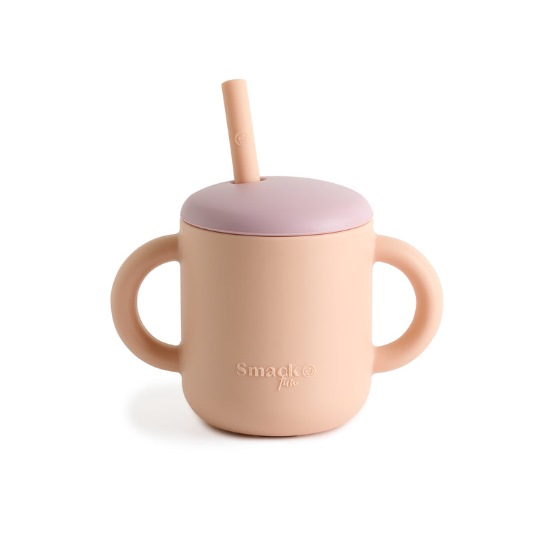 Smack Fun - Fun Cup & Straw - Blush/Pale Mauve