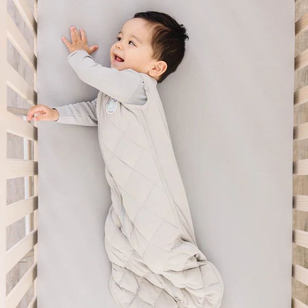Dreamland Baby Crib Sheet-Moon Grey