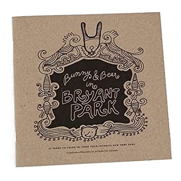 Wee Gallery Coloring Book - Bunny and Bear in Bryant Park