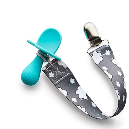 Grabease 2-in-1 Silicone Teether & Spoon
