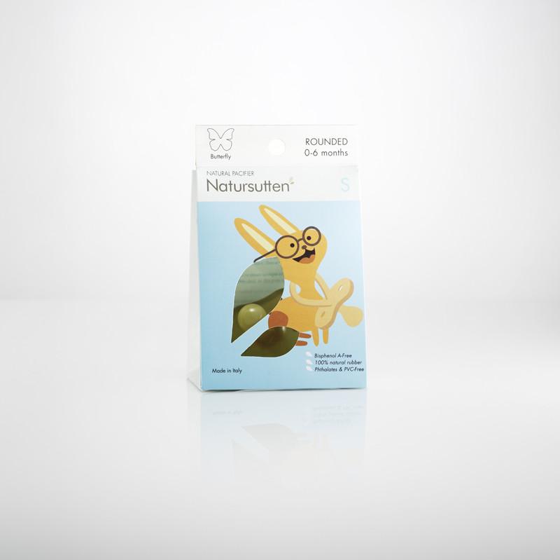 Natursutten Butterfly Round Pacifier - 2 Pack