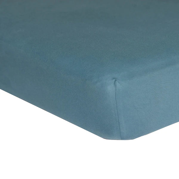 Dreamland Baby Crib Sheet-Ocean Blue