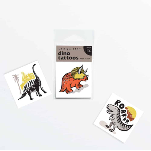 Wee Gallery Dino Temporary Tattoos