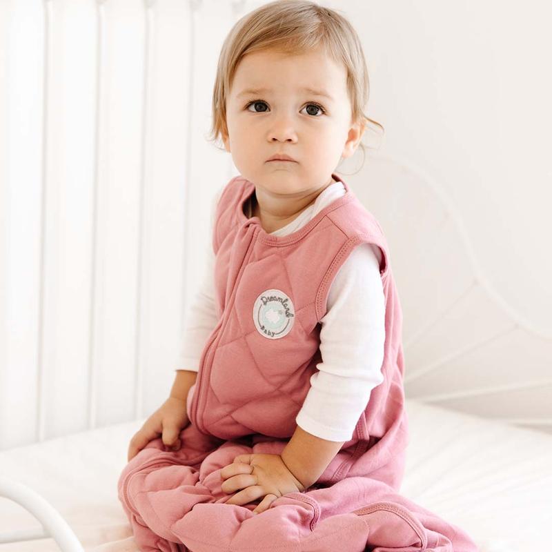 Dreamland Baby Weighted Sleep Sack - Dusty Rose