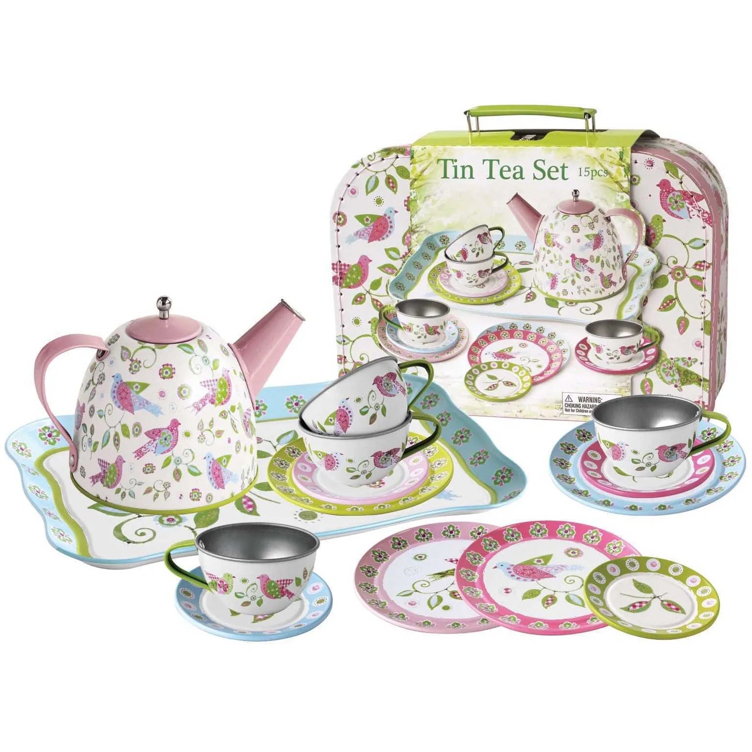 Children's tin tea set hotsell