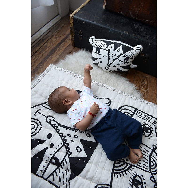Wee Gallery Organic Quilted Play Blanket - Wild