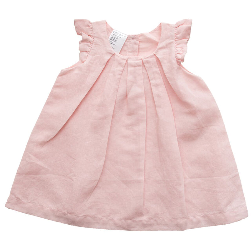 Beba Bean Box Pleat Linen Dress | Tadpole Children's Shoppe Beba Bean Box Pleat Linen Dress | Tadpole Children's Shoppe