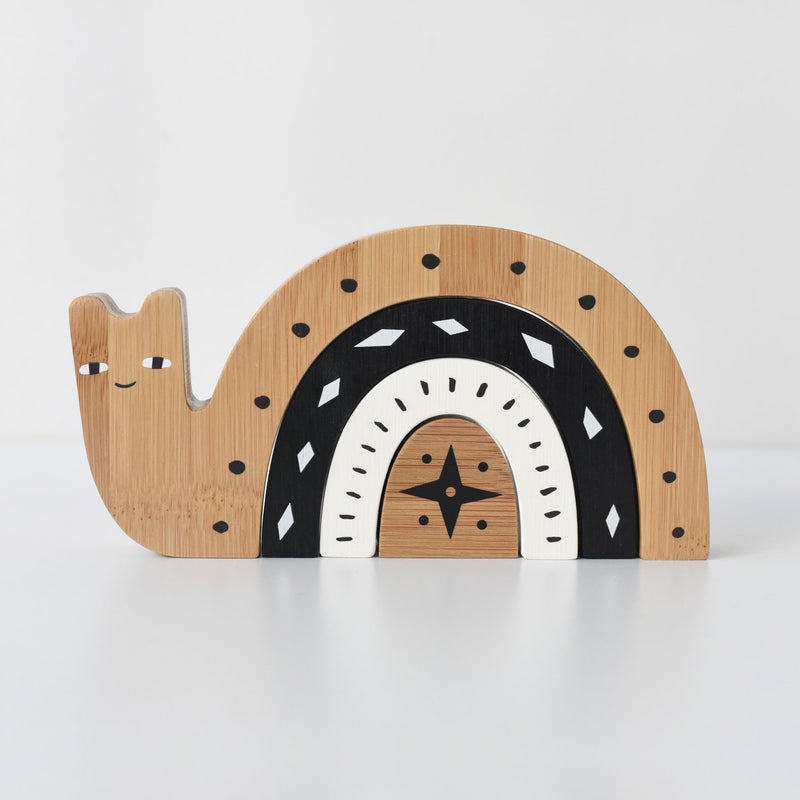 Wee Gallery Bamboo Nesting Snail