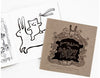 Wee Gallery Coloring Book - Bunny and Bear in Bryant Park