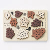 Wee Gallery Wooden Toy Puzzle - Leaves