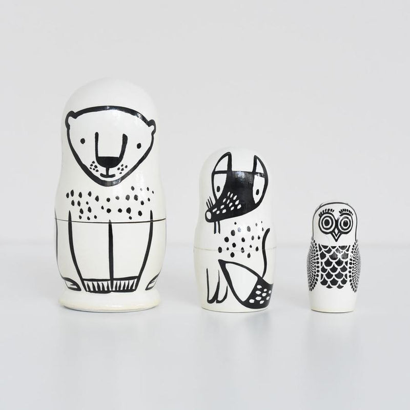 Wee Gallery Nesting Dolls - Forest Animals