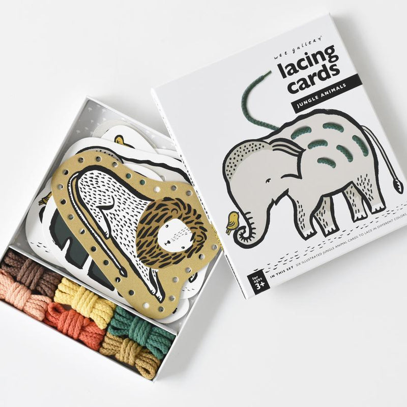 Wee Gallery Jungle Lacing Cards