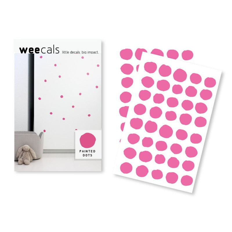 Wee Gallery Weecals - Hot Pink Dots