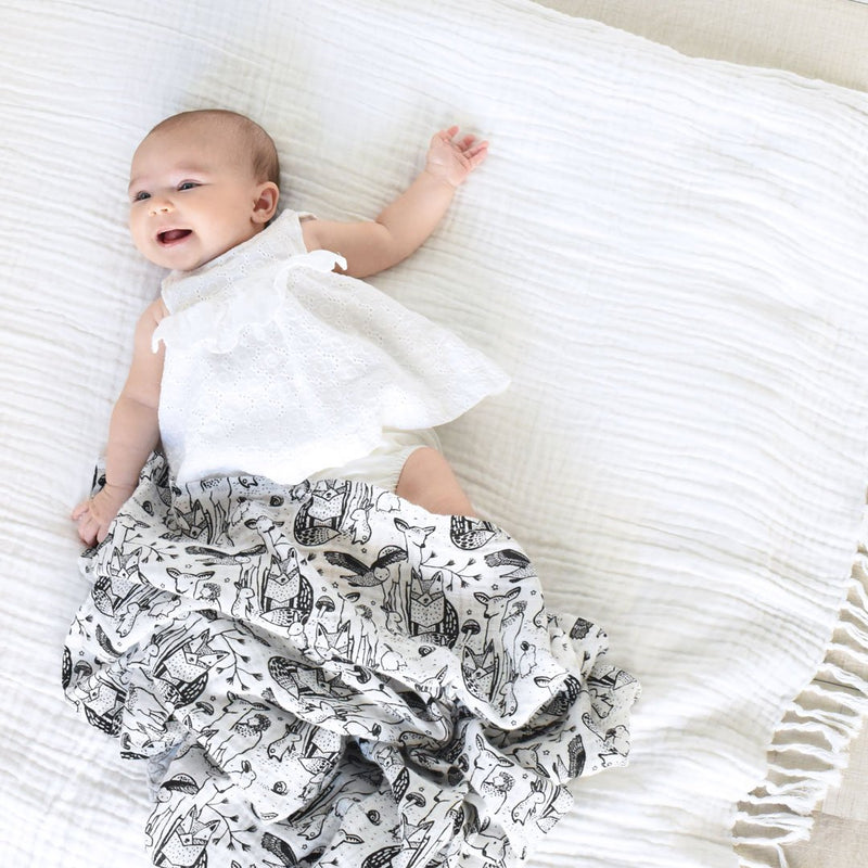 Wee Gallery Muslin Swaddle - Forest