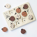 Wee Gallery Wooden Toy Puzzle - Ladybugs