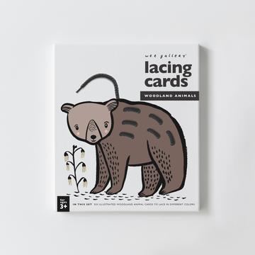 Wee Gallery Woodlands Lacing Cards