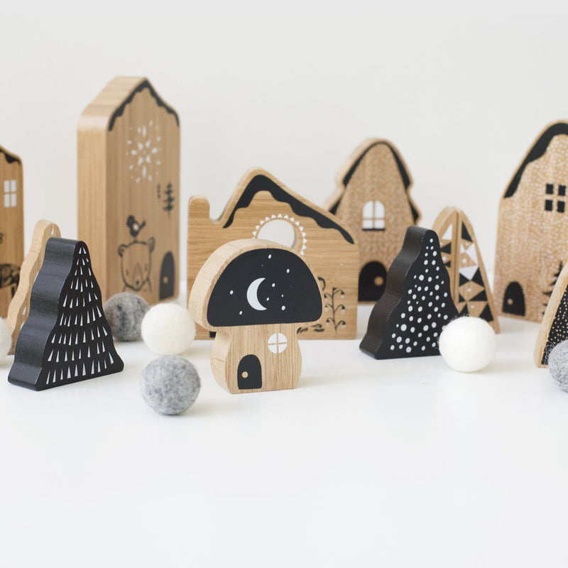 Wee Gallery Bamboo Woodland Village